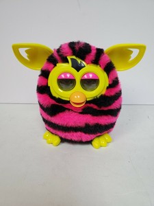 pink and black furby