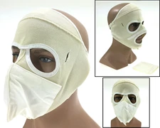 MILITARY WHITE FACE MASK EXTREME COLD WEATHER EX-ARMY SNOW WINTER WARM HAT CAP