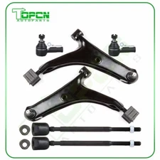 6x Front Lower Control Arm And Ball Joint Tie Rod End For 1995-1997 Geo Metro