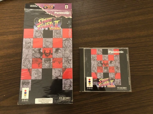 Super Street Fighter II Turbo Longbox 3DO - RARE PRINT