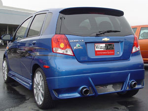 UN-PAINTED-GREY PRIMER FINISH for CHEVY AVEO 5DR H/B 2006-2011  SPOILER WING NEW