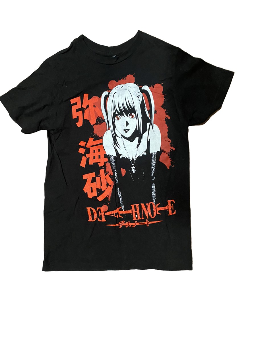 Death Note misa Anime black Hot Topic Shirt Size small Red Black