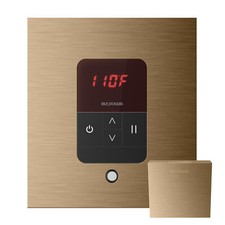 Mr Steam iTempo  Square Steam Shower Control in Brushed Bronze