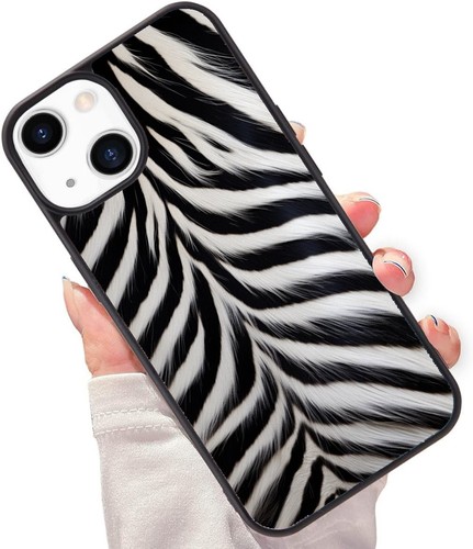white striped fluffy furry Trendy Cover For Samsung A15 A16 S23 S24 S25 Ultra FE - 第 22/25 張圖片