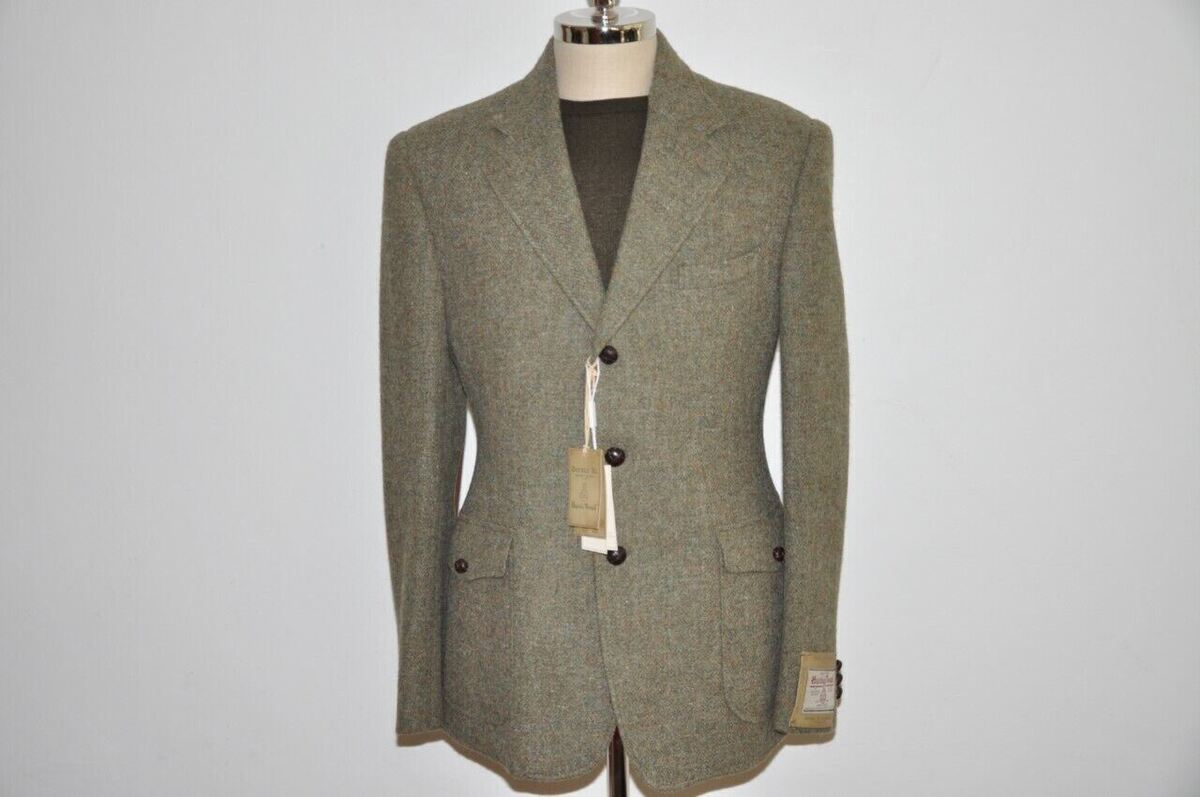 Ralph Lauren RRL Made in Italy Heavy Harris Tweed 100% Wool Ralph Lauren RRL Made in Italy Heavy Harris Tweed 100% Wool