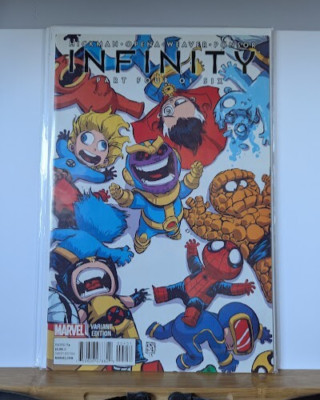 Infinity #4 - Skottie Young variant Cover - Marvel Comics 2013