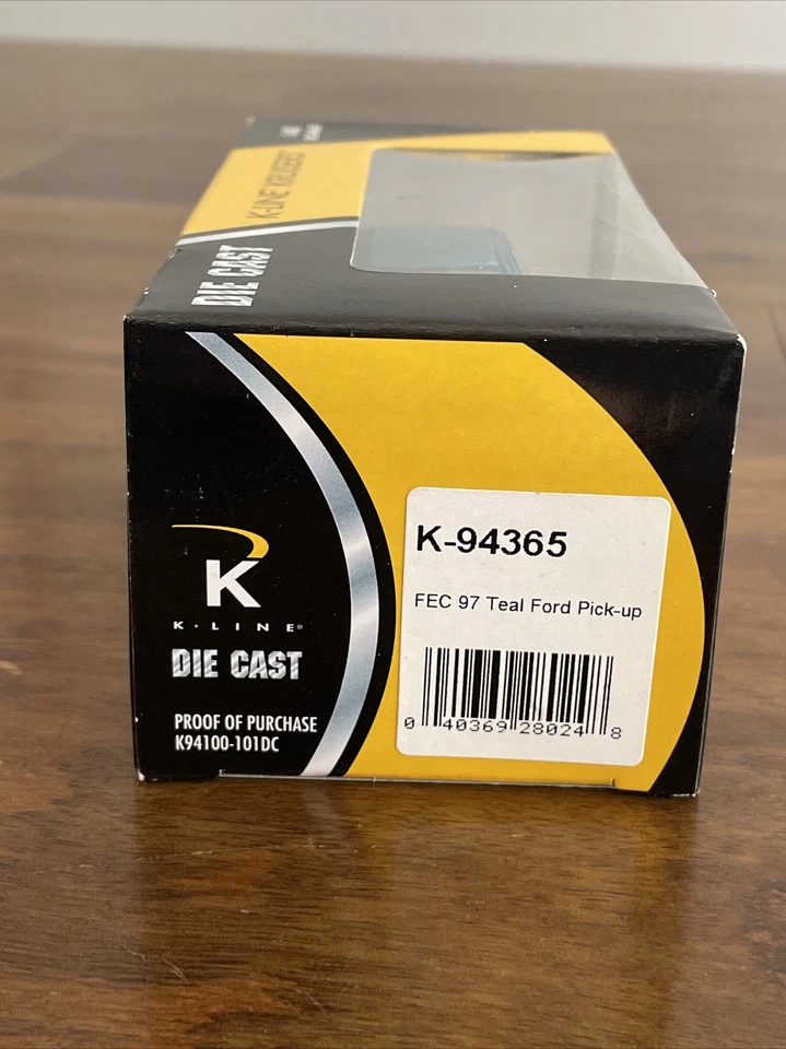 K-Line Kruisers Die Cast 1:43 K-94365 FEC 97 Teal Ford Pick-Up Truck NEW - Image 3 of 4