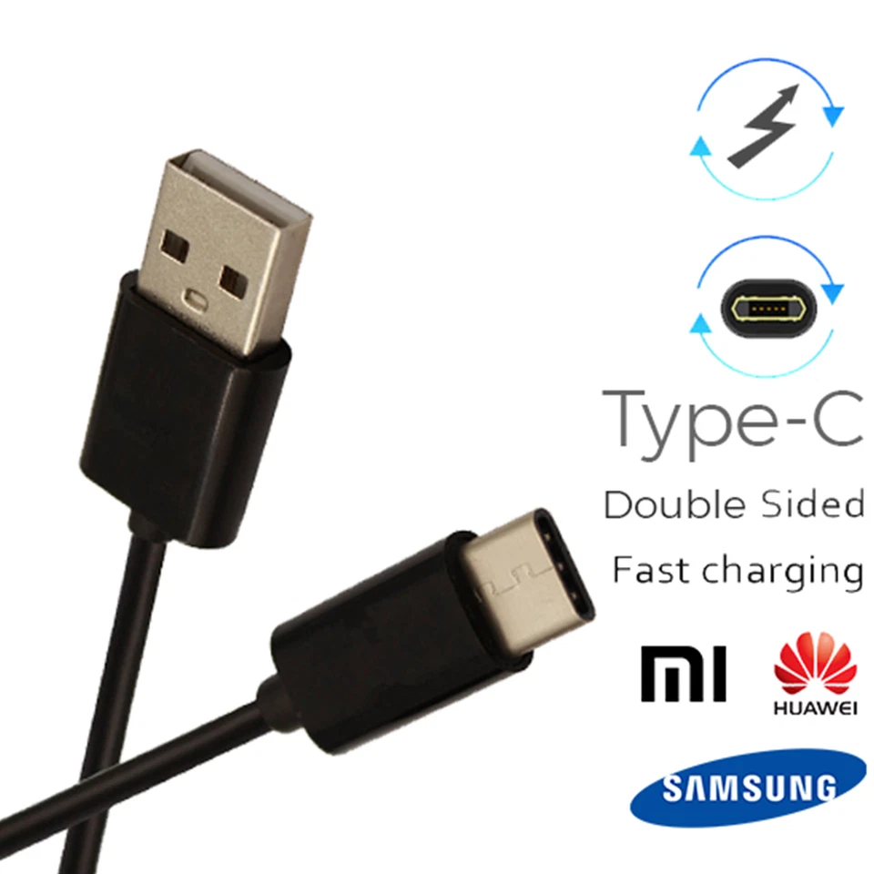 Type C USB C Sync Charger Cable Lead For Huawei P30 / P20 / Pro P10 P9 + P8 + - Image 2 of 4