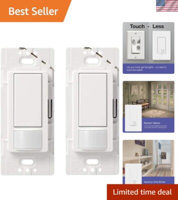 Maestro Motion Sensor Switch, Auto On and Off Motion Sensor, Works With Exist...