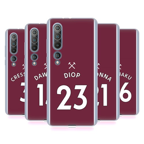 OFFICIAL WEST HAM UNITED FC 2021/22 PLAYERS HOME KIT GEL CASE FOR XIAOMI PHONES - 第 1/21 張圖片