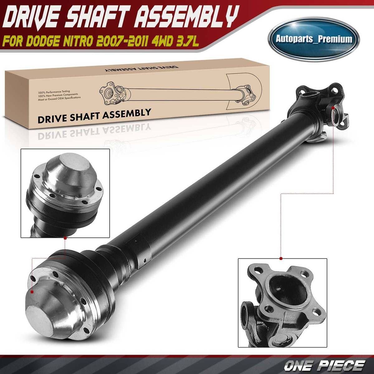 Front Drive Shaft Propeller Shaft Driveshaft Assembly Fits For Jeep Liberty 2002 - View #9