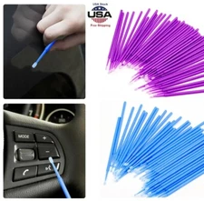 200× Brushes Paint Touch-up Up Paint Micro Brush Tips Auto Mini Head Brush USA