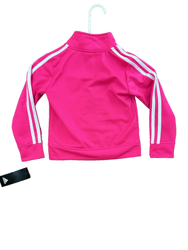 Adidas Originals Superstar Girls Track Jacket Color Shock Pink Size 5 - Picture 4 of 5
