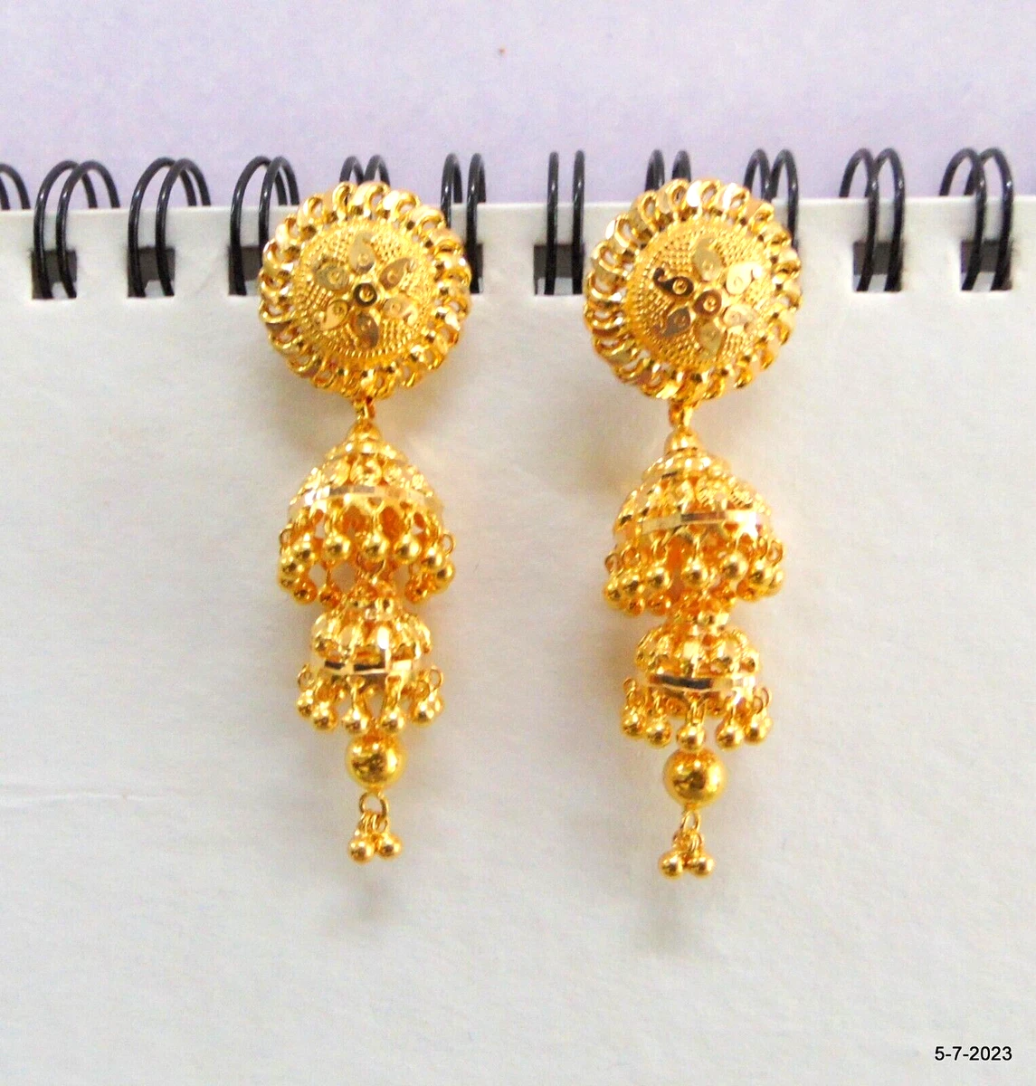 Gold sale jewellery jhumka