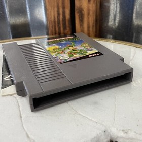 Vintage 1989 ~ TEENAGE MUTANT NINJA TURTLES Nintendo NES gioco, libretto e custodia