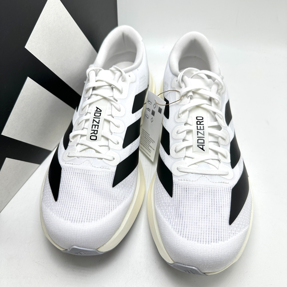Size 12 - Adidas Adizero Evo SL White Black for sale online | eBay