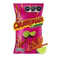 Botana Sabritas Churrumais sabor limón 265 g x 3 BAGS