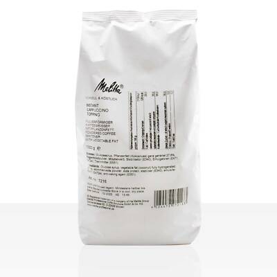 Melitta Instant Cappuccino Topping Milchpulver 1kg, für Automaten