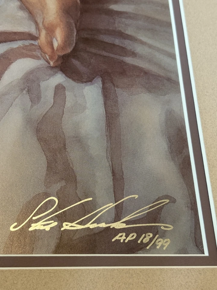 Steve Hanks "Cuando sus ojos azules cierran" desnudo 1993 firmado AP prueba de artista 18/99 Foto 4 de 4