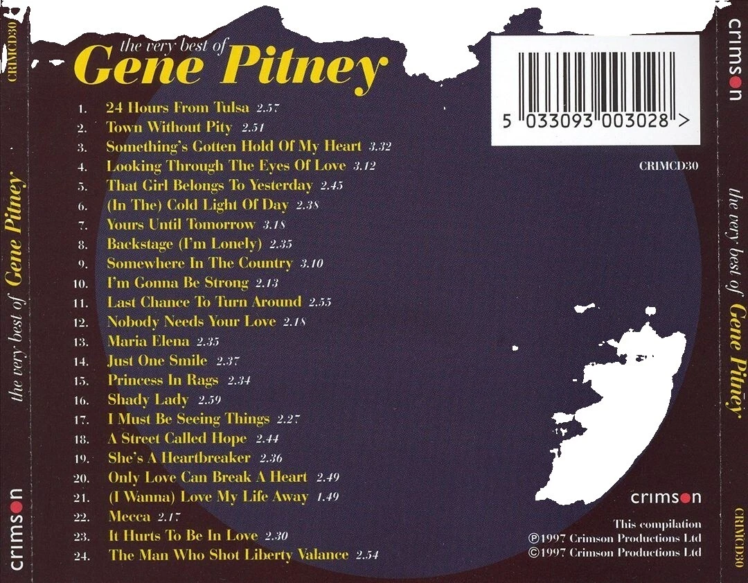 CD de Música Gene Pitney