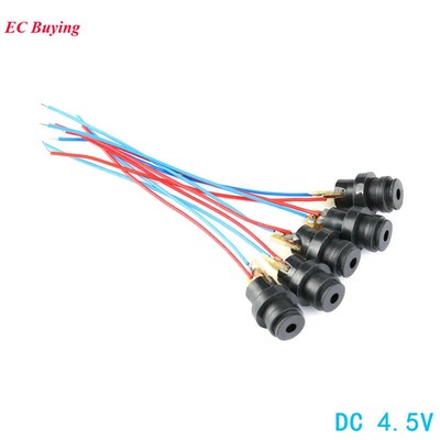 100PCS DC 4.5V Laser Head Module Arduino Laser Dot Diode Red Plastic Gyro Module