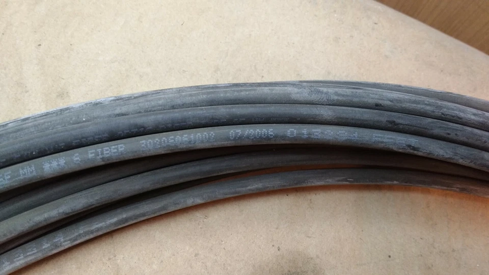 98' Commscope Triathlon OM1 6 Fiber Riser Cabling, Z-006-DS-6F-FSUBK - Image 4 of 4