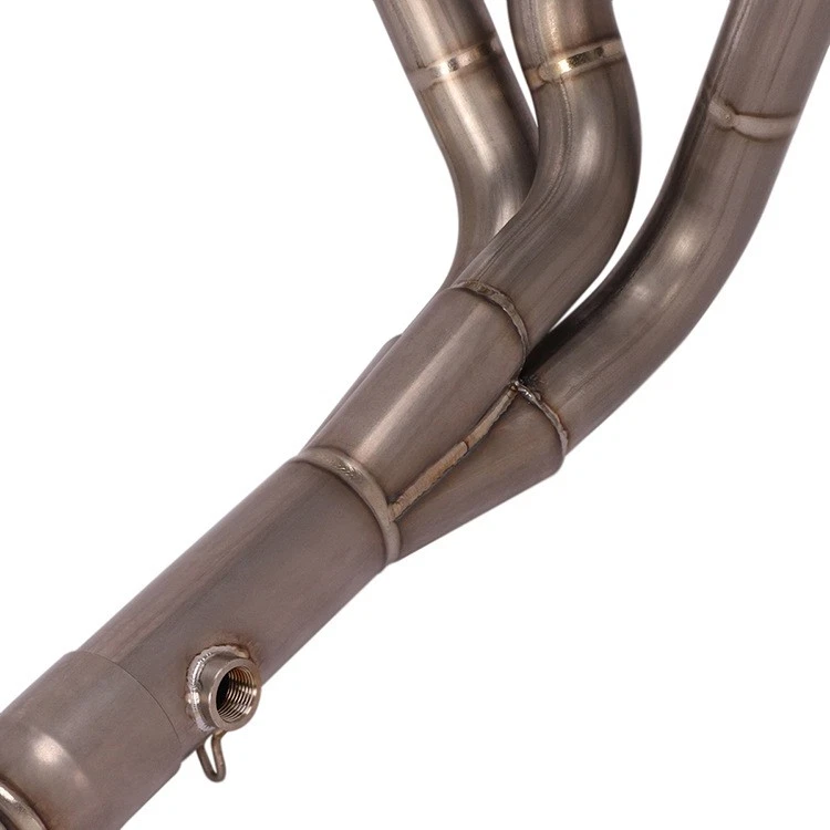 Tubo de escape delantero de titanio para motocicleta Yamaha MT-09 FZ09 2014-2018 Foto 4 de 4