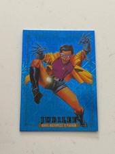 2024 SkyBox Marvel Masterpieces 92 Platinum Jubilee #100 Blue Traxx