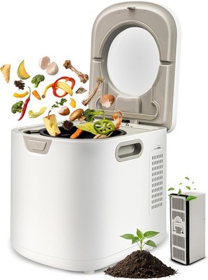 4 Quart Electric Kitchen Composter Smart Countertop Composter Includes 2
