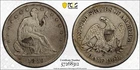 1860-s Liberty Seated Half Dollar Xf Details Cleaned