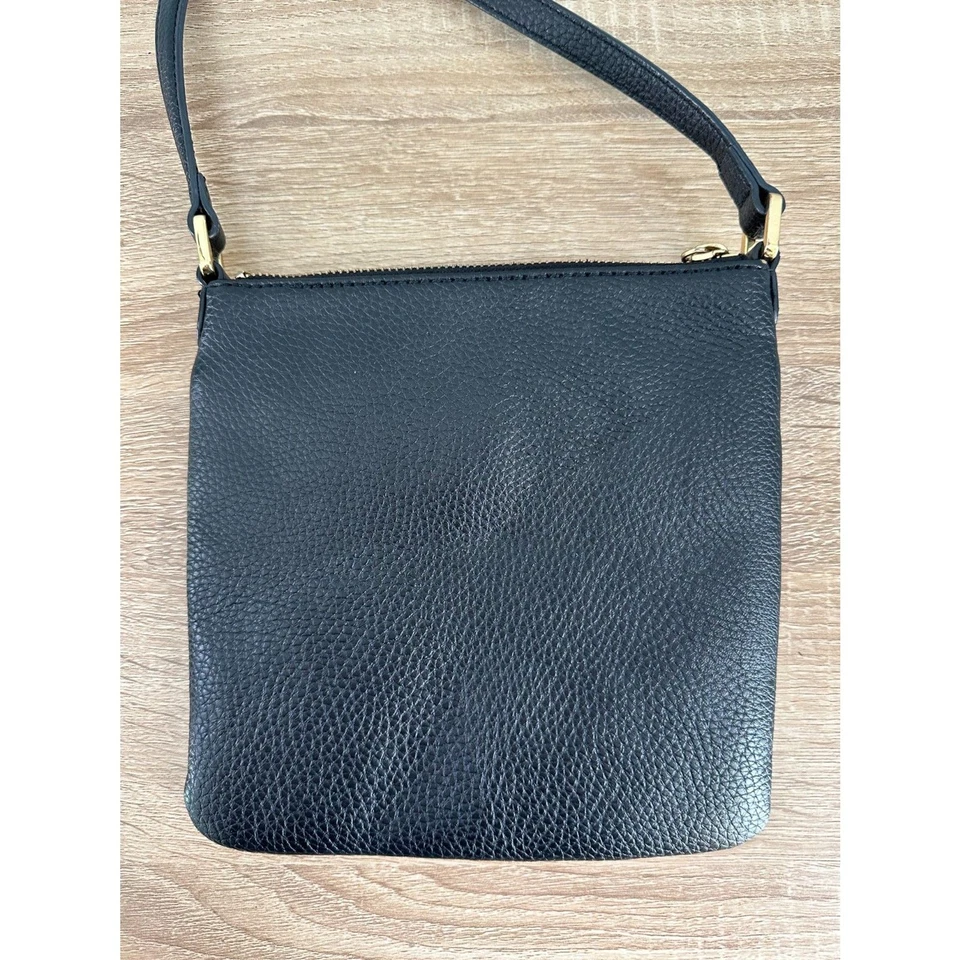 Bolso Bandolera Carlisle Vintage Ralph Lauren Negro Imitación Cuero Foto 3 de 4