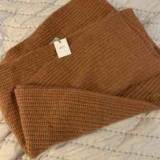 AE 77 Cashmere Scarf Rust Color  BRAND NEW 70 Long 16 Wide Msrp $148