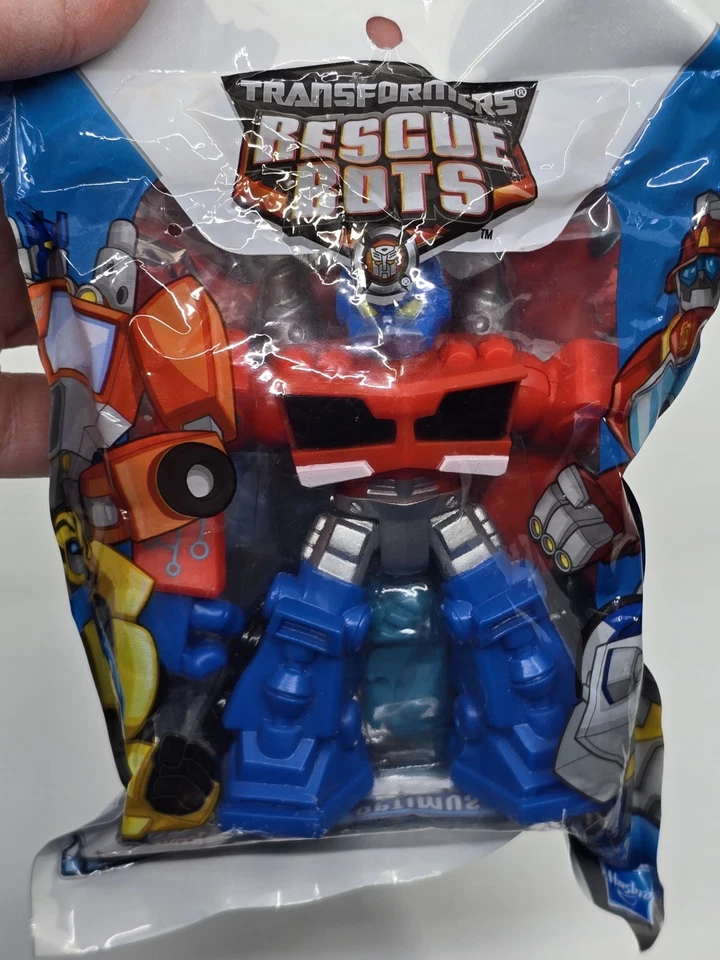 Playskool Transformers Rescue Bots Optimus Prime Figure 4" Stocking Stuffer - Image 2 of 4