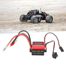60A RC Brushed ESC 6V 2A Brushed Speed Controller ESC with T Plug