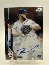 2020 Topps Chrome Dario Agrazal Rookie RC Autograph Auto #RA-DA Tigers