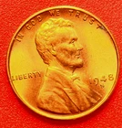 1948-S Lincoln Wheat Cent Penny GEM RED BU From an Original Bank Roll