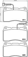 Bremsbelagsatz Scheibenbremse Hella Pagid 8DB 355 018-361 FüR Alfa Lancia Volvo