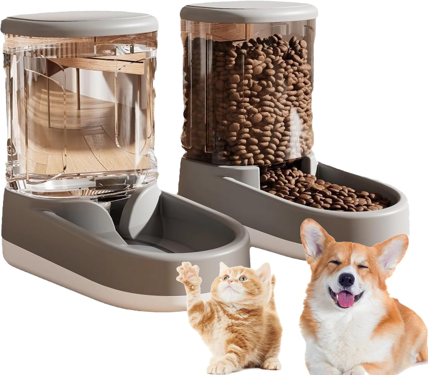 Occasione! Set 2 Distributori Cani 3.8L Cibo e Acqua | Robusti