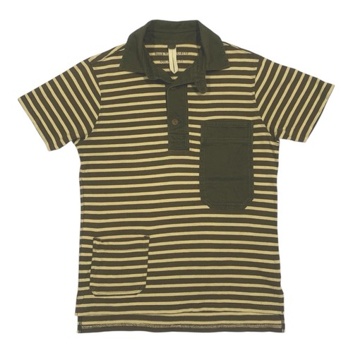 Nigel Cabourn, Polo pesante NIGEL CABOURN vintage bordo lavorato - taglia 46