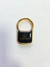 Vintage Lexus Key Chain Padlock Style Gold Tone Bell Lexus