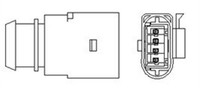 Magneti Marelli Lambdasonde Sensor Abgassteuerung 466016355039 FüR Audi A6 C6 B7