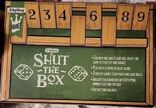 Schylling Toys Wooden Shut The Box Game #STBG - Classic Wood Toy, Nostalgic