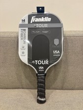 Franklin FS Tour Tempo 14mm Carbon Fiber Pickleball Paddle Gray NEW