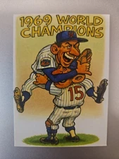 Mets Custom Caricature Card - 1969 World Champions