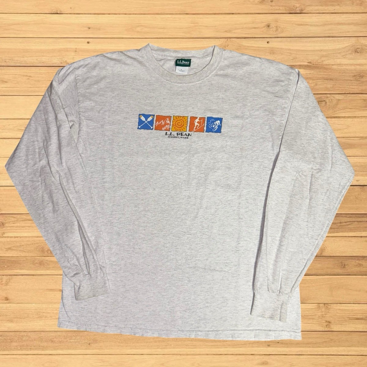 Vintage 90s L.L. Bean An Outdoor Tradition Long Sleeve shirt 