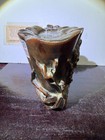 Wonderful Vtg. Chinese Bark of Agarwood Libation Vase/ Cup — photo 2