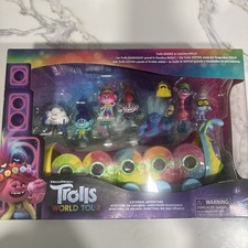 Dreamworks Trolls World Tour Caterbus Adventure Set  Figures 2020 New In Box