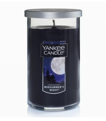 Yankee Candle Midsummer's Night 12oz Tumbler w/ Lid One Wick Fresh & Clean Scent