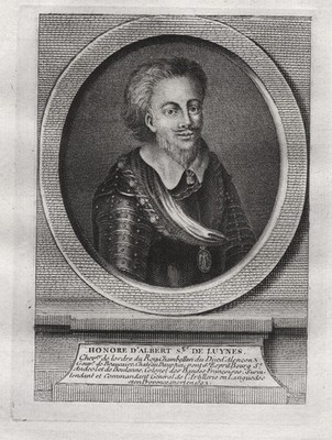 Charles Albert Duc Luynes Saint-Esprit Amboise Tuileries Portrait Kupferstich