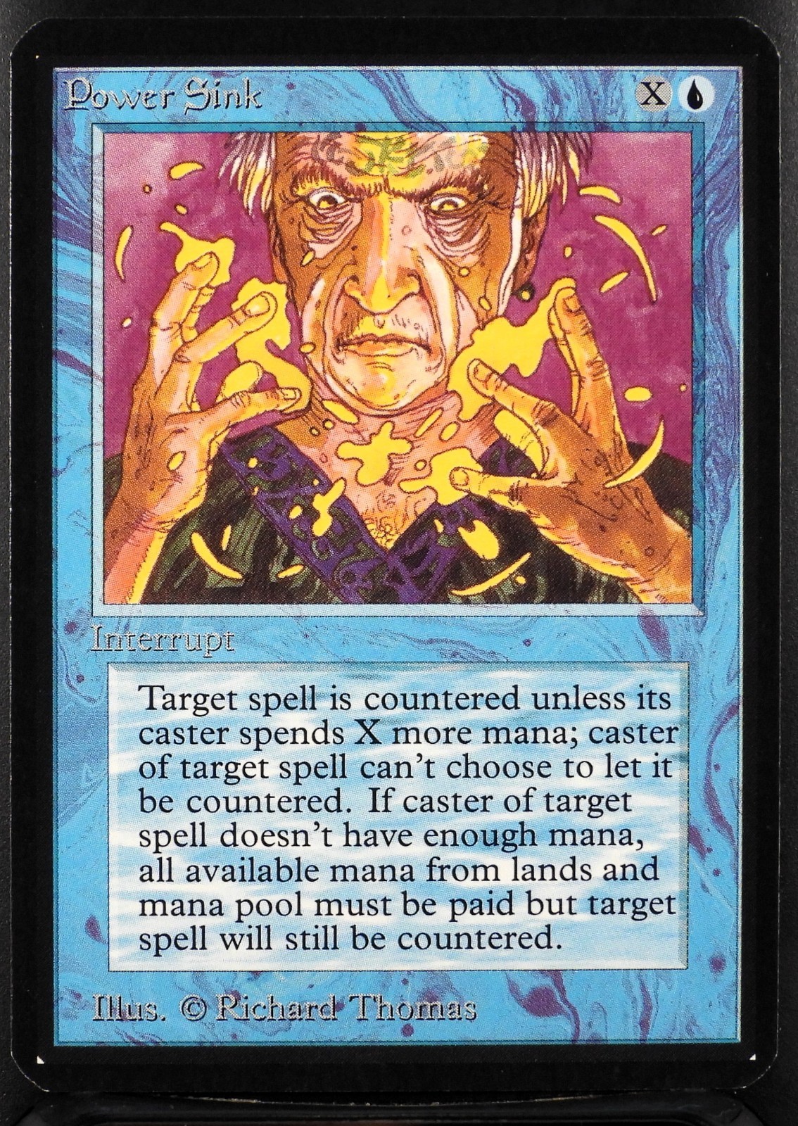 MTG Power Sink Alpha 1993 Magic Card